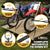 8' Double Motorcycle L-Track Tie Down System Kit | Black Aluminum L-Track