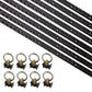 8 Piece 4' L Track Tie Down System- Black | 2-Pack Image 1 of 7