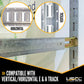 92" - 102" Steel E-Track Load Bar - 1,500 lb Capacity