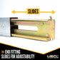 92" - 102" Steel E-Track Load Bar - 1,500 lb Capacity