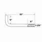 1-1/4" x 18" L-Bolt Concrete Anchor Bolts