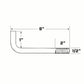 1/2" x 8" L-Bolt Plain