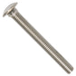 Conquest 1/2" x 4-1/2" Carriage Bolt - 316 Stainless Steel