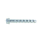 5/8" x 5" Conquest Large Diameter Concrete Screws - Zinc, Pkg 10