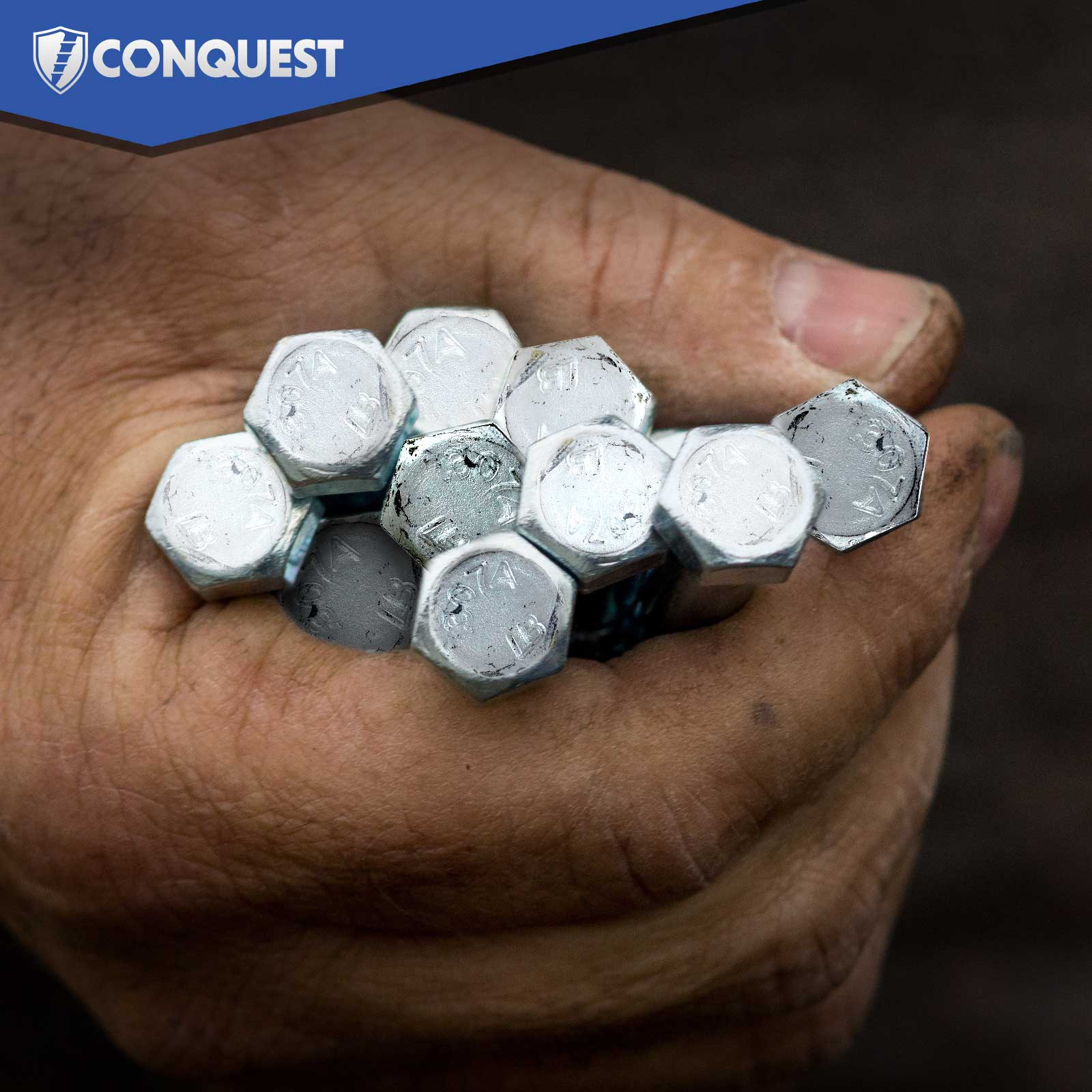 Handful of hex bolts