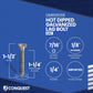1/4"-10 x 1-1/2" Conquest Hex Head Lag Bolt for Wood - Hot Dip Galvanized