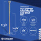 1/4"-10 x 5-1/2" Conquest Hex Head Lag Bolt for Wood - Hot Dip Galvanized