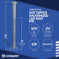 3/8"-7 x 5" Conquest Hex Head Lag Bolt for Wood - Hot Dip Galvanized