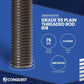 Conquest 7/8" x 2' Grade 55 Coarse Threaded Rod - Plain Finish