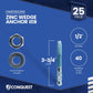 Conquest CWA12-334Z Wedge Anchor Dimensions