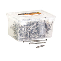 #8 x 3" Conquest T15 Trim Head Deck Screws - 304 Stainless Steel, Pkg. 350