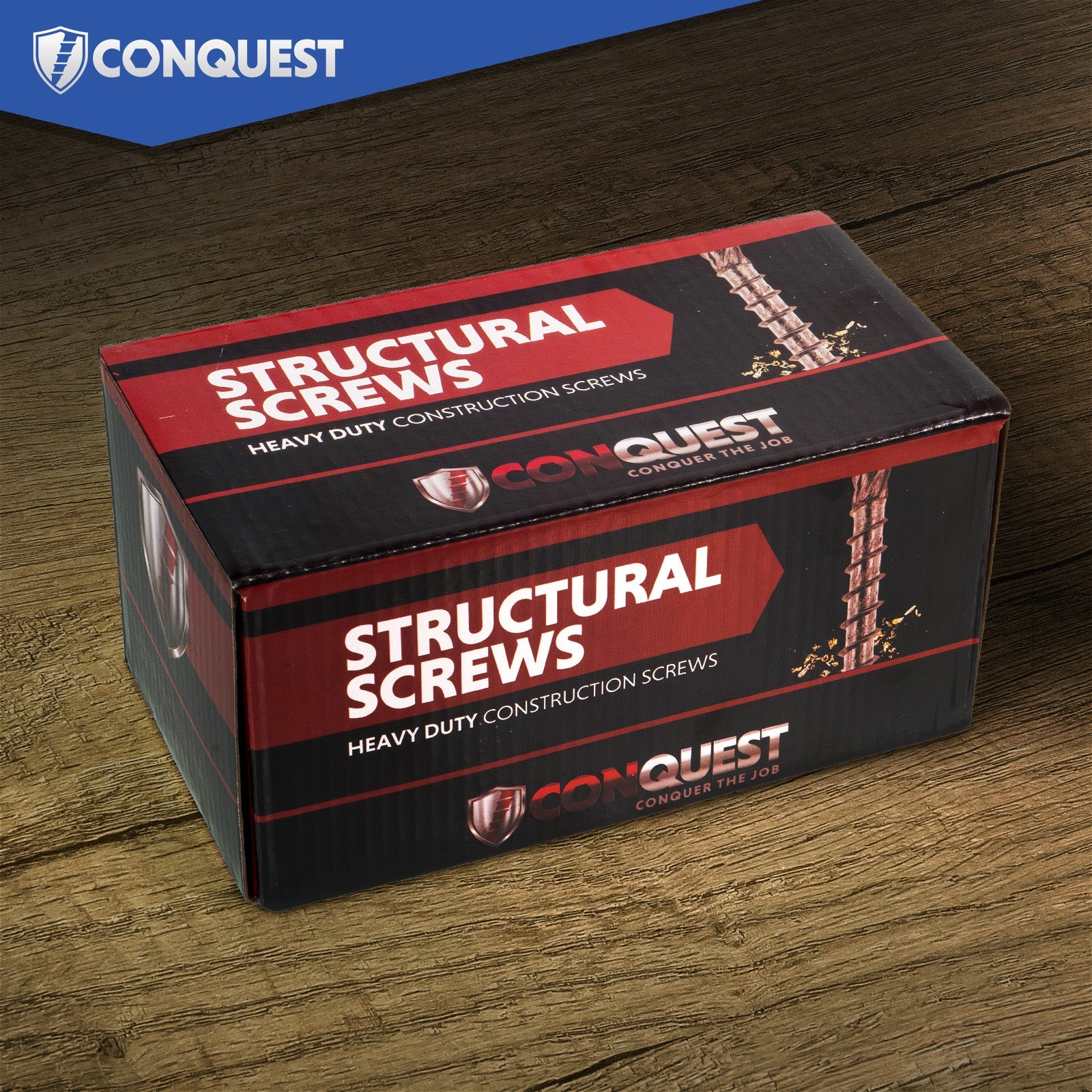 Conquest Structural Screw - T-30 Star Drive - Heavy Duty Construction Screws