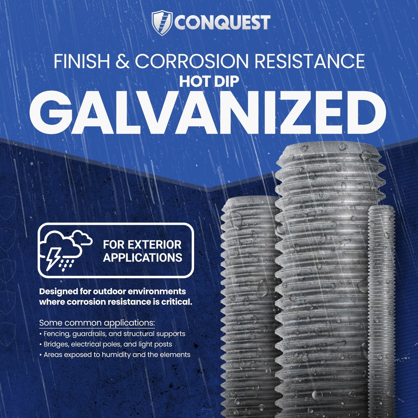 Hot Dip Galvanized - Corrosion Resistance