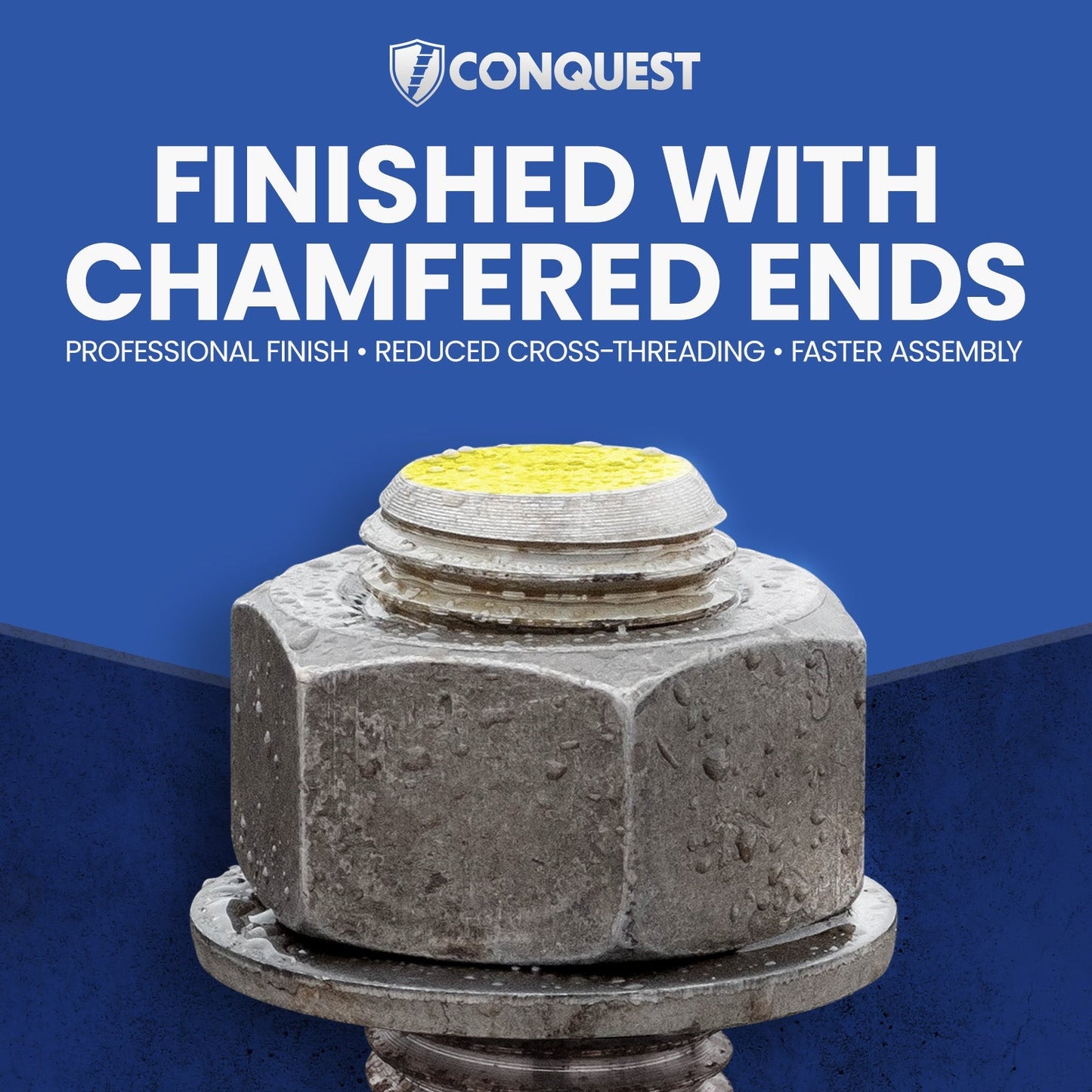 Finished with Chamfered Ends