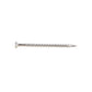A single #10 x 3 inch flat head deck screw made of 304 stainless steel, displayed against a white background.