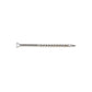 A single #8 x 2-1/2 inch Conquest Trim Head Deck Screw made from 304 stainless steel, displayed against a white background.