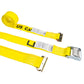 2 inch x 12 foot Yellow ETrack Tie Down Straps Cam Buckle  image 1 of 10
