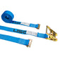 2 inch x 20 foot Blue E Track Ratchet Straps  image 1 of 9