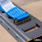 2 inch x 20 foot Blue E Track Ratchet Straps  image 8 of 9