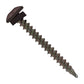 #10 x 2 inch Eclipse Woodbinder Metal Roofing Screw Charcoal Gray Pkg 250