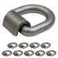 1" Weldable D-Ring with Mounting Clip - 47,000 lbs. BS | 10-Pack