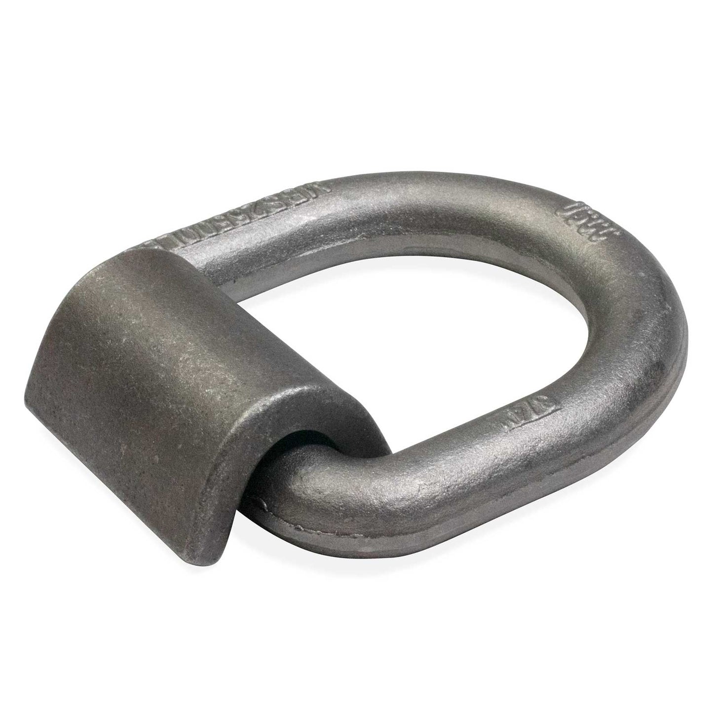 3/4" Weldable D-Ring with Mounting Clip - 26,500 lbs. BS