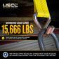1" Long Weldable D-Ring with Mounting Clip - 47,000 lbs. BS