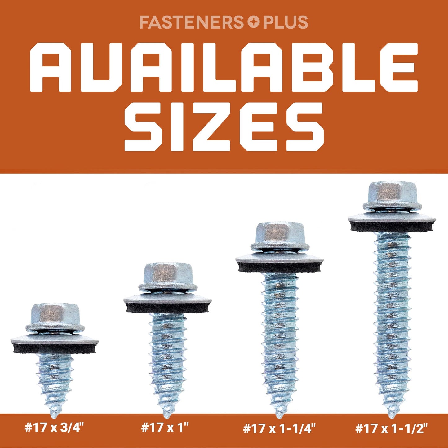 ST Fastening #17 x 1-1/2" Tapping Steelbinder Metal Roofing Screw - Forest Green - Pkg 250