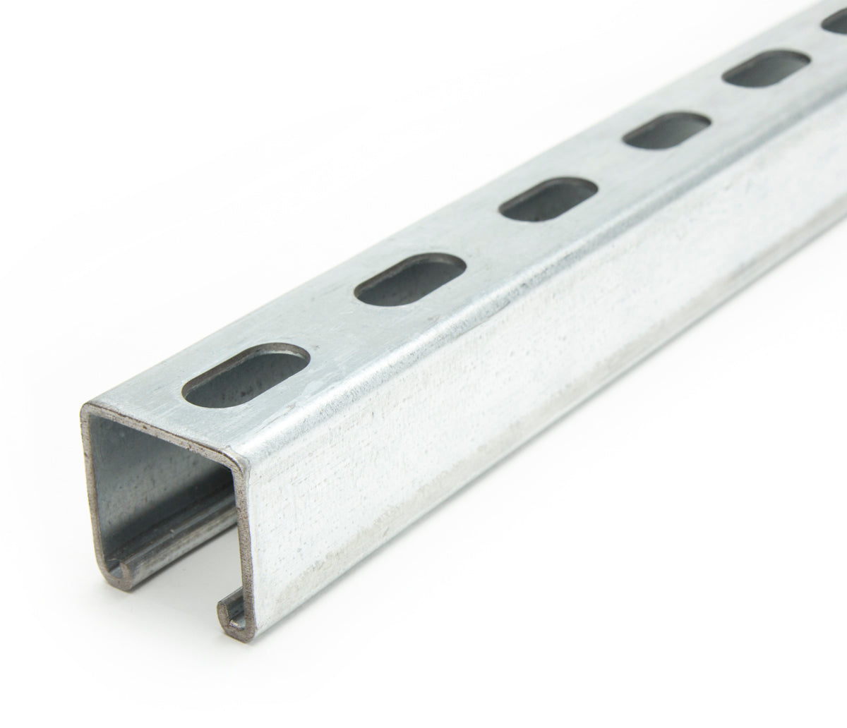 1-5/8" x 1-5/8" Short Slotted Strut Channel 5 ft. - Aluminum