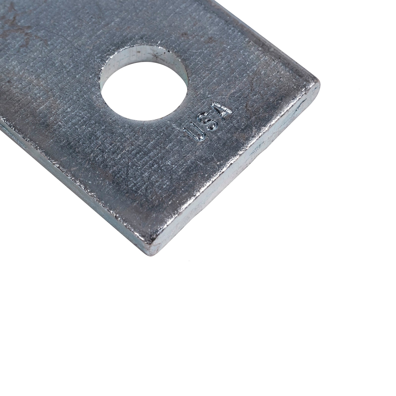 3-Hole Corner Plate Flat L - Electro-Galvanized