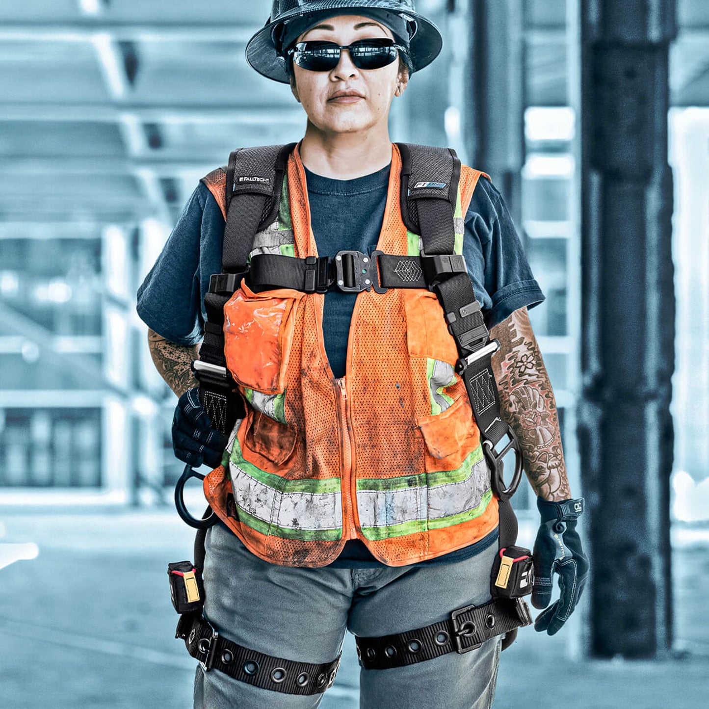 FallTech FT-One Fit Women's Safety Harness w/ Trauma Straps | Non-Belted | S | 81293DQCS