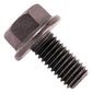 1/2"-13 x 1" Conquest Grade 8 Indented Flange Bolt - Black Phosphate & Oil