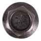 3/8"-16 x 1" Conquest Grade 8 Indented Flange Bolt - Black Phosphate & Oil