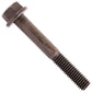 3/8"-16 x 2-3/4" Conquest Grade 8 Indented Flange Bolt - Black Phosphate & Oil