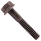 5/16"-18 x 1-3/4" Conquest Grade 8 Indented Flange Bolt - Black Phosphate & Oil