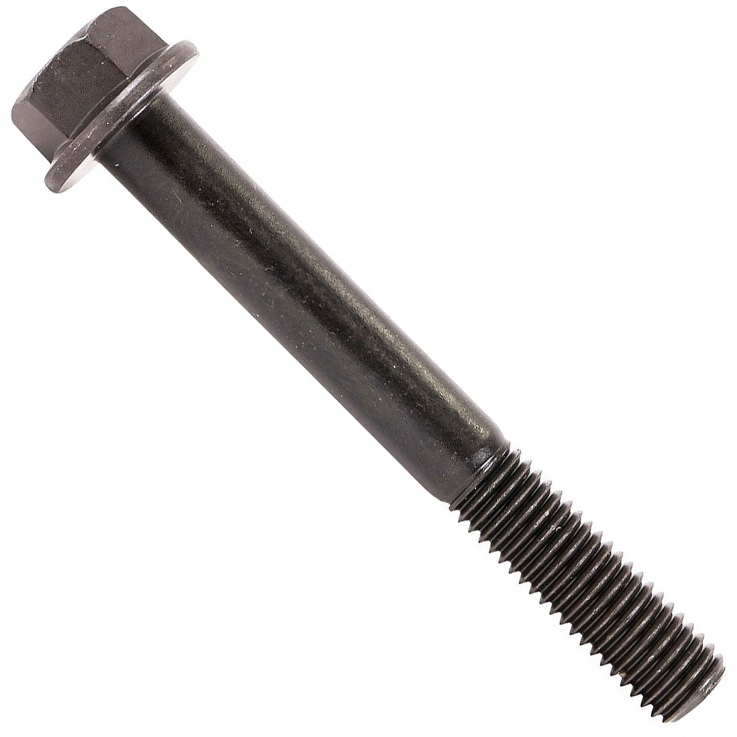 5/8"-11 x 5-1/2" Conquest Grade 8 Indented Flange Bolt - Black Phosphate & Oil