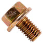 1/2"-13 x 3/4" Conquest Grade 8 Non-Serrated Flange Bolt - Zinc Yellow