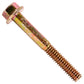 1/4"-20 x 2" Conquest Grade 8 Non-Serrated Flange Bolt - Zinc Yellow