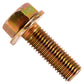 3/4"-10 x 2-1/4" Conquest Grade 8 Non-Serrated Flange Bolt - Zinc Yellow