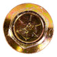 3/4"-10 x 2-1/4" Conquest Grade 8 Non-Serrated Flange Bolt - Zinc Yellow