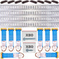 E Track Tie Down Rail Kit | Blue