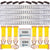 E Track Tie Down Rail Kit | Yellow