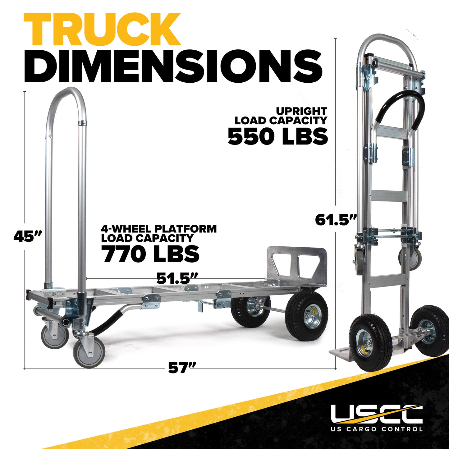 Aluminum Convertible Hand Truck