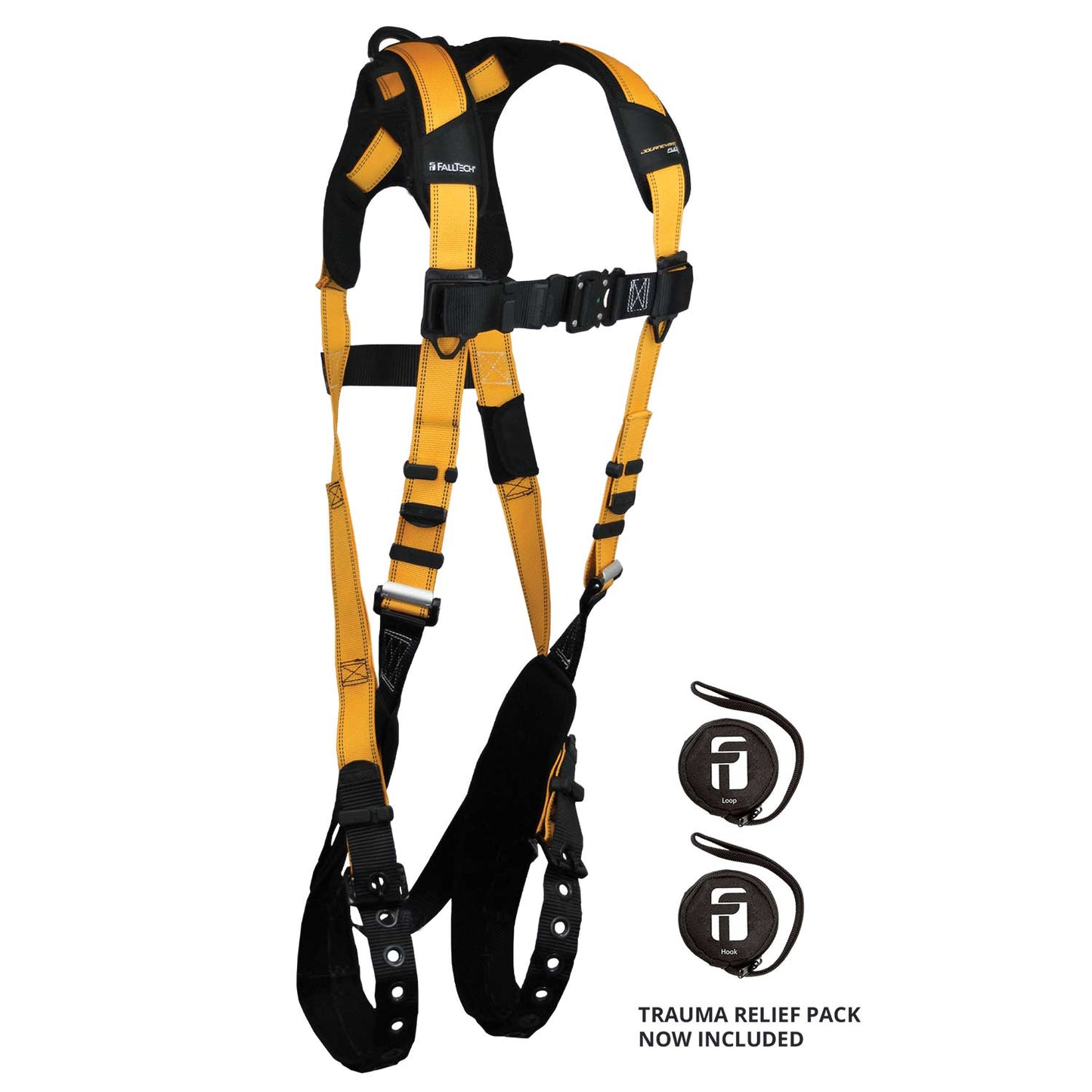 FallTech Journeyman Flex Full-Body Harness w/ Trauma Straps | Non-Belted | 2XL | 7021B2X
