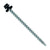 #10 X 3 inch Kwikseal Woodbinder Metal Roofing Screw Black Pkg 250