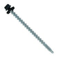 #10 X 3 inch Kwikseal Woodbinder Metal Roofing Screw Black Pkg 250