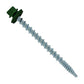#10 x 212 inch Kwikseal Woodbinder Metal Roofing Screw Forest Green Pkg 250