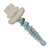 #10 x 1 inch Kwikseal Woodbinder Metal Roofing Screw Light Stone Pkg 250