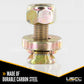 L-Track Double Lug Threaded Stud Fitting | 2-Pack Image 2 of 5