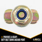 L-Track Double Lug Threaded Stud Fitting | 2-Pack Image 4 of 5